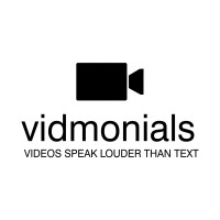 Vidmonials logo, Vidmonials contact details