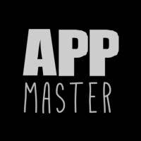 AppMaster logo, AppMaster contact details