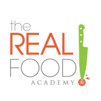 The Real Food Academy logo, The Real Food Academy contact details