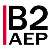 B2AEP logo, B2AEP contact details