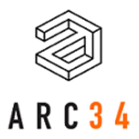 Arc34 logo, Arc34 contact details