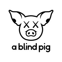 A Blind Pig logo, A Blind Pig contact details