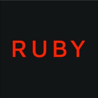 The Ruby App logo, The Ruby App contact details