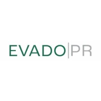 Evado PR logo, Evado PR contact details