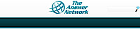 The Answer Network logo, The Answer Network contact details