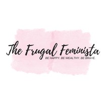 The Frugal Feminista logo, The Frugal Feminista contact details