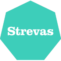 Strevas logo, Strevas contact details