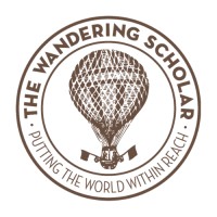 The Wandering Scholar logo, The Wandering Scholar contact details