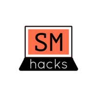 SM Hacks logo, SM Hacks contact details