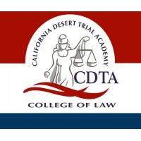 California Desert Trial Academy College of Law logo, California Desert Trial Academy College of Law contact details