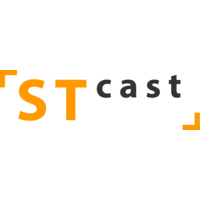 STcast logo, STcast contact details