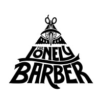 The Lonely Barber logo, The Lonely Barber contact details