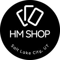 HM Shop logo, HM Shop contact details