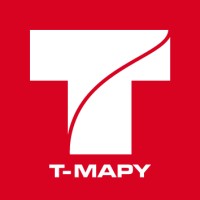 T-MAPY logo, T-MAPY contact details