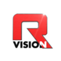 R Vision logo, R Vision contact details