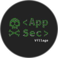 AppSec Village logo, AppSec Village contact details