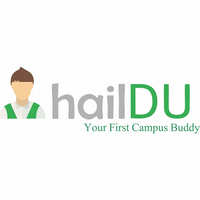 HailDU logo, HailDU contact details