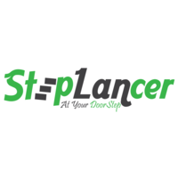 StepLancer logo, StepLancer contact details