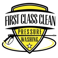 First Class Clean logo, First Class Clean contact details