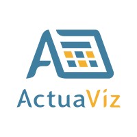 ActuaViz logo, ActuaViz contact details