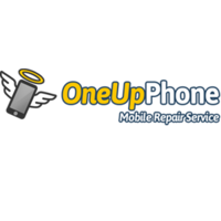 OneUpPhone logo, OneUpPhone contact details