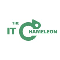 The IT Chameleon logo, The IT Chameleon contact details