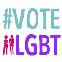 #VoteLGBT logo, #VoteLGBT contact details