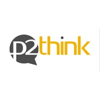 p2think logo, p2think contact details