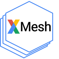 XMesh logo, XMesh contact details