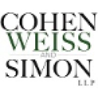 Cohen, Weiss and Simon LLP logo, Cohen, Weiss and Simon LLP contact details