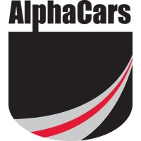 AlphaCars logo, AlphaCars contact details