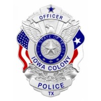 City of Iowa Colony Police Department, Texas logo, City of Iowa Colony Police Department, Texas contact details