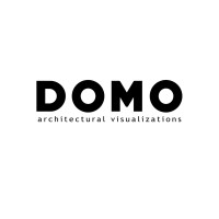 DOMO architectural visualizations logo, DOMO architectural visualizations contact details