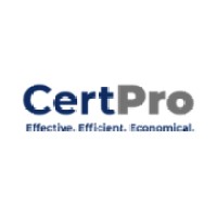 CertPro logo, CertPro contact details