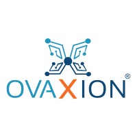 OvaXion logo, OvaXion contact details