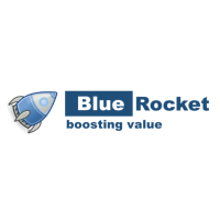 BlueRocket logo, BlueRocket contact details