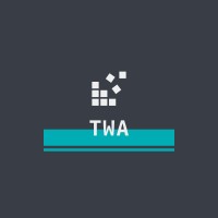 T.W.A. logo, T.W.A. contact details