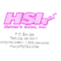 'Hunter''s Sales, Inc.' logo, 'Hunter''s Sales, Inc.' contact details