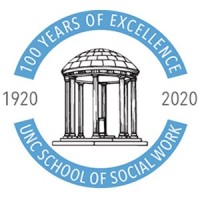 UNC School of Social Work logo, UNC School of Social Work contact details