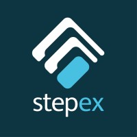 StepEx logo, StepEx contact details