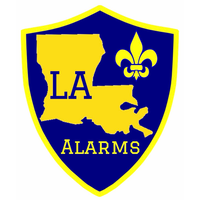 La Alarms logo, La Alarms contact details