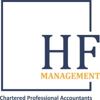 HF Management logo, HF Management contact details