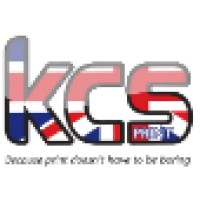 KCS PRINT logo, KCS PRINT contact details