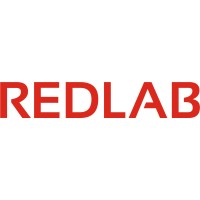 REDLAB logo, REDLAB contact details