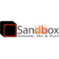 SANDBOX. choose, mix &play. logo, SANDBOX. choose, mix &play. contact details