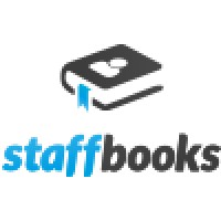 StaffBooks logo, StaffBooks contact details