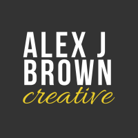 Alex J Brown Creative logo, Alex J Brown Creative contact details