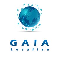 GAIA Localize logo, GAIA Localize contact details