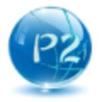 P2system logo, P2system contact details