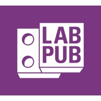 LabPub logo, LabPub contact details